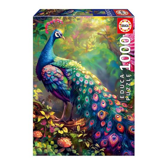 Puzzle Educa Pfauengarten 1000 Teile