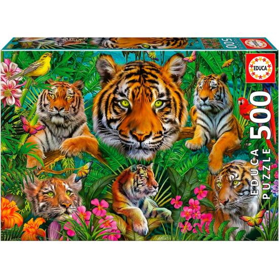 Educa Tiger Jungle Puzzle 500 Teile