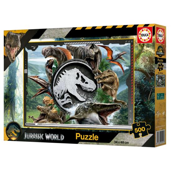 Puzzle Educa Jurassic World 500 Teilen