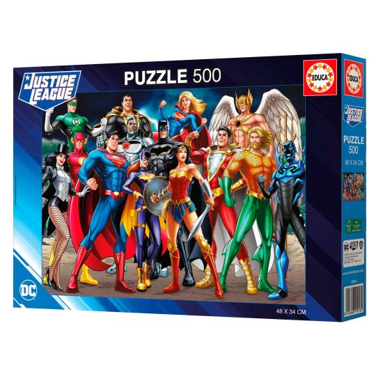 Educa Justice League Puzzle 500 Teile Educa Justice League Puzzle 500 Teile