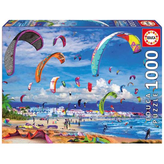 Educa Kitesurfing-Puzzle mit 1000 Teilen