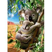 Puzzle Educa Koala mit ihrem Welpen aus 500 Teilen