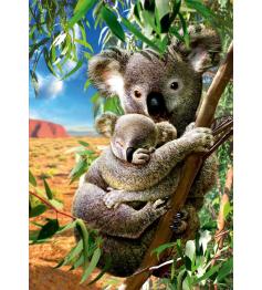 Puzzle Educa Koala mit ihrem Welpen aus 500 Teilen