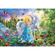 Puzzle Educa Die Prinzessin und das Einhorn 1000 Teile