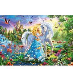 Puzzle Educa Die Prinzessin und das Einhorn 1000 Teile