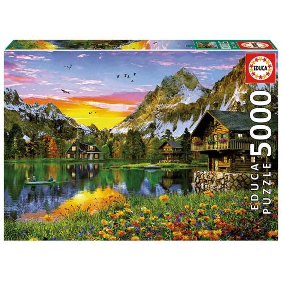 Educa Alpensee-Puzzle mit 5000 Teilen