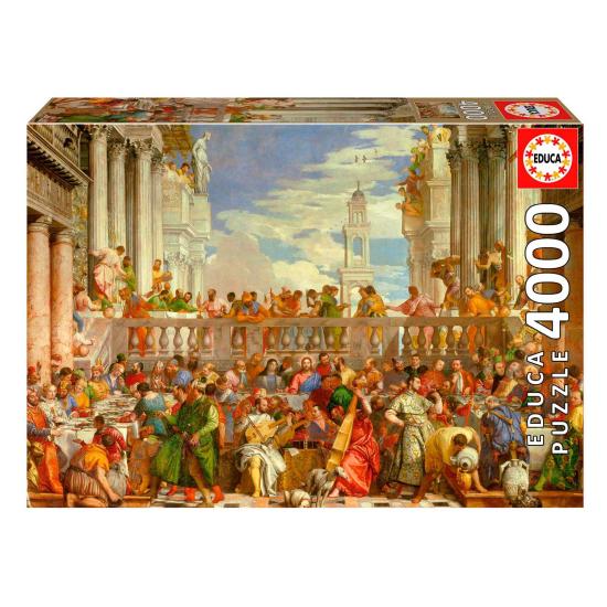 Educa Puzzle Die Hochzeit zu Kana, 4000 Teile