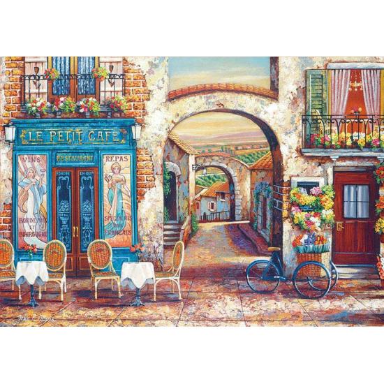 Educa Le Petit Café Puzzle mit 4000 Teilen