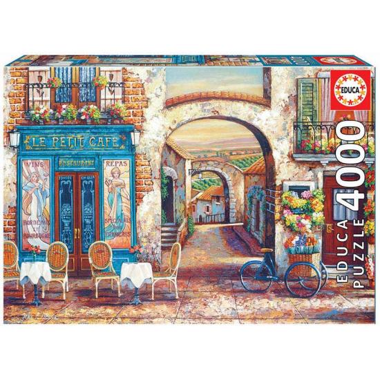 Educa Le Petit Café Puzzle mit 4000 Teilen