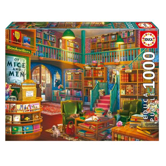 Puzzle Educa Bibliothek mit 1000 Teilen