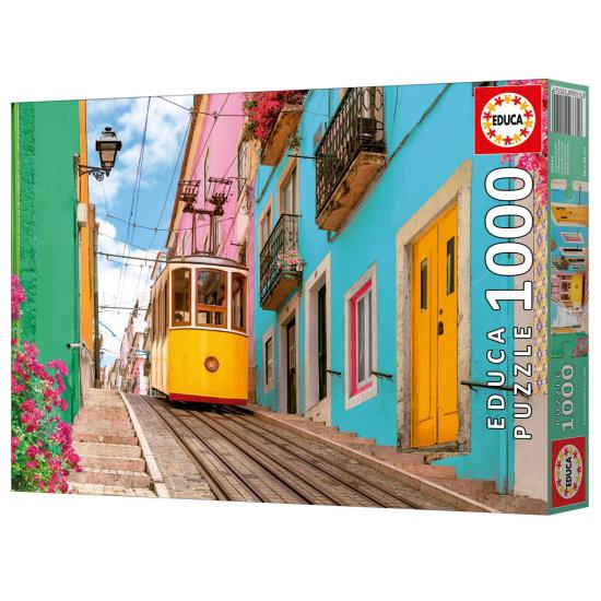 Puzzle Educa Farbenfrohes Lissabon 1000 Teile