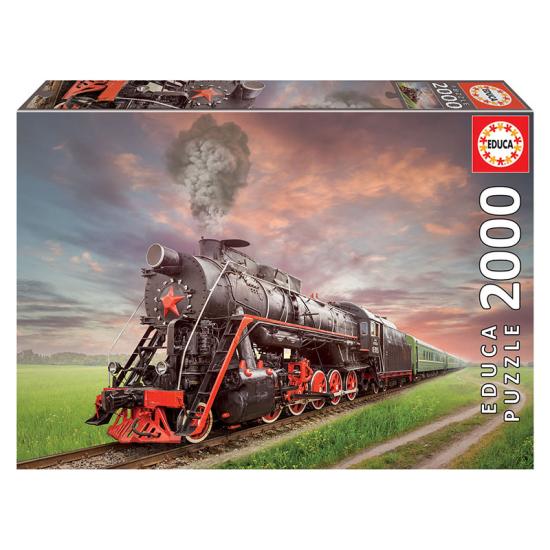 Educa Dampflokomotive-Puzzle 2000 Teile