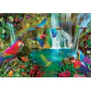 Educa Tropisches Papageien-Puzzle mit 1000 Teilen