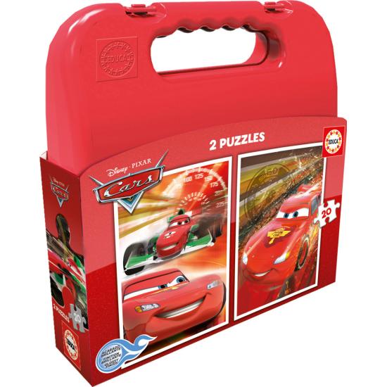 Puzzle Educa Kofferautos 2 x 20 Teile