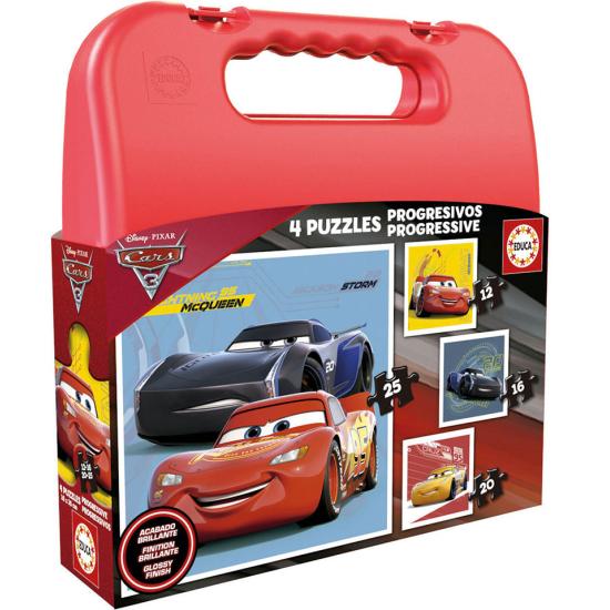 Puzzle Educa Cars 3 Progressive Koffer