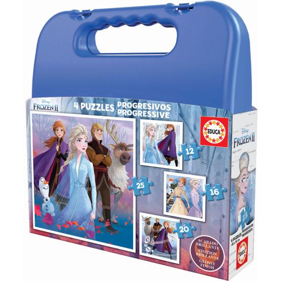 Puzzle Educa Progressive Suitcase Frozen 2