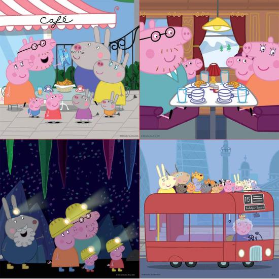Puzzle Educa Peppa Pig Progressive Koffer