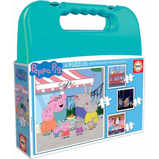 Puzzle Educa Peppa Pig Progressive Koffer