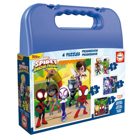 Puzzle Educa Spidey Progressive Koffer