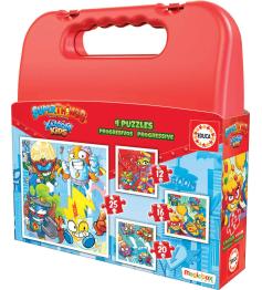 Puzzle Educa Progressive Suitcase Superthings 16.12.20.25