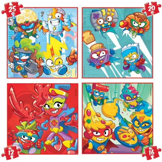 Puzzle Educa Progressive Suitcase Superthings 16.12.20.25