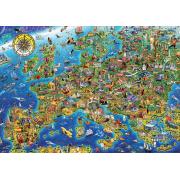 Puzzle Educa Europakarte 500 Teile