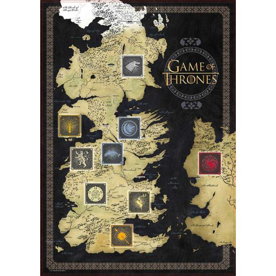 Educa Game of Thrones Kartenpuzzle 1000 Teile