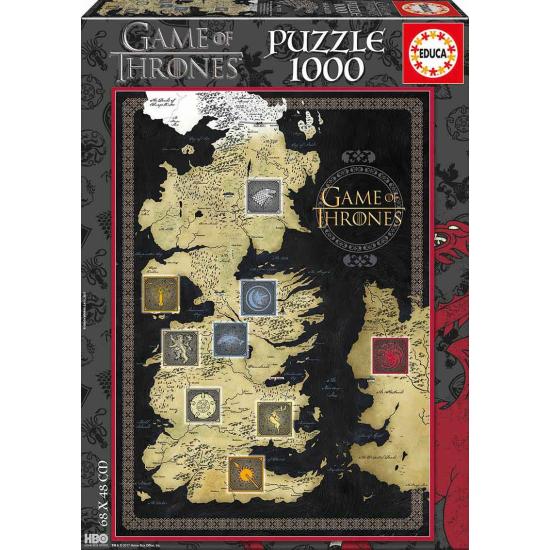 Educa Game of Thrones Kartenpuzzle 1000 Teile