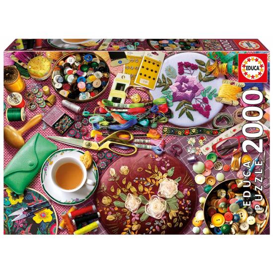 Puzzle Educa Nähtisch 2000 Teile
