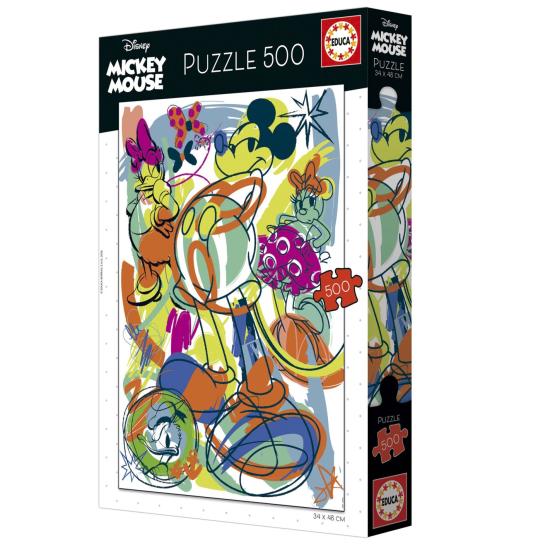 Puzzle Educa Mickey and Friends mit 500 Teilen