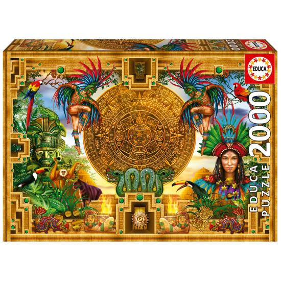 Educa Mayan Aztec Montagepuzzle mit 2000 Teilen