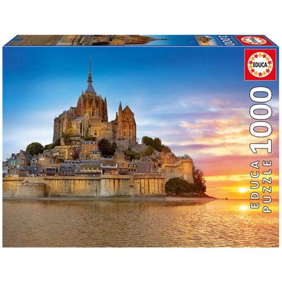 Puzzle Educa Monte Saint-Michel, Frankreich 1000 Teile