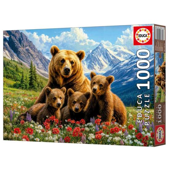 Puzzle Educa Grizzlybären In Kanada 1000 Teile
