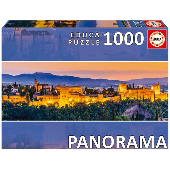 Educa Panorama Alhambra Puzzle, Granada 1000 Teile