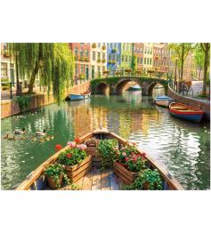 Puzzle Educa Bootsfahrt In Amsterdam 1000 Teile