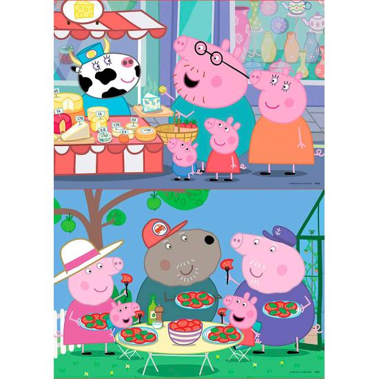 Educa Peppa Pig Puzzle aus 2 x 25 Holzteilen Educa Peppa Pig Puzzle aus 2 x 25 Holzteilen