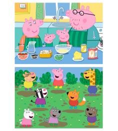 Puzzle Educa Peppa Pig aus 2 x 25 Teile