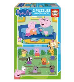 Educa Bluey Puzzle aus 2 x 25 Holzteilen