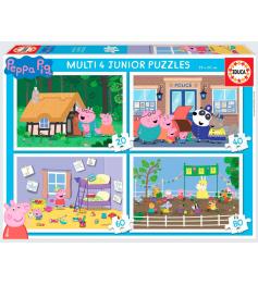 Educa Peppa Pig Multi Progressive Puzzle 20+40+60+80 Teile