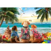 Puzzle Educa Hunde am Strand 1000 Teile