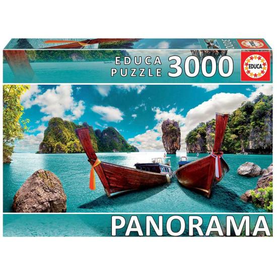 Educa Phuket, Thailand Panorama-Puzzle mit 3000 Teilen