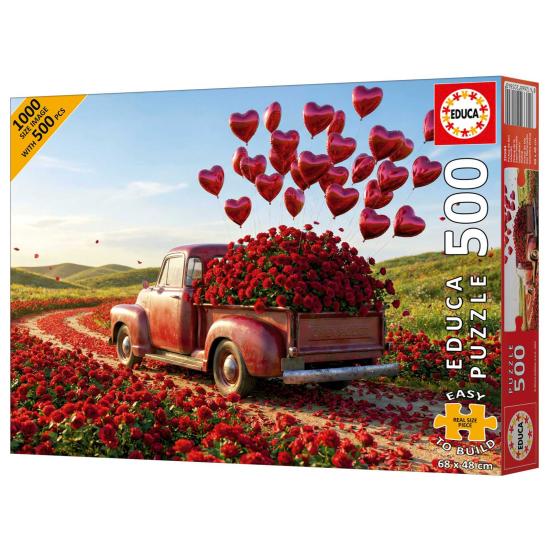 Puzzle Educa XXL Pickup San Valentín 500 Teile