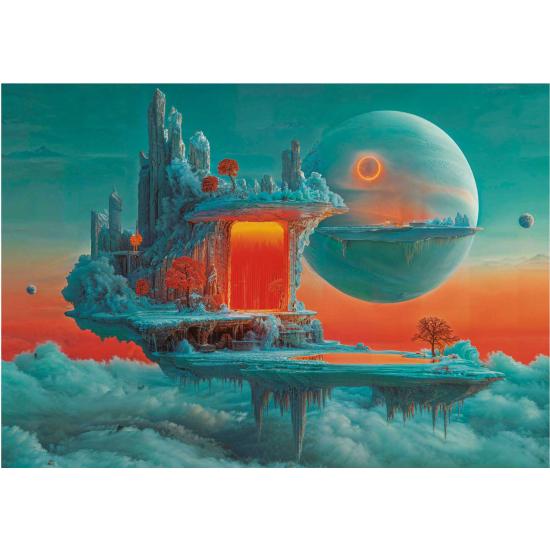 Puzzle Educa Planet des Feuers und Eises 1000 Teile