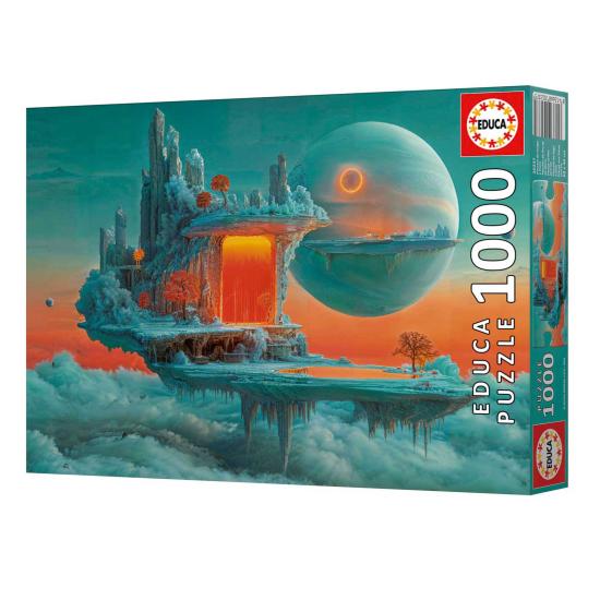 Puzzle Educa Planet des Feuers und Eises 1000 Teile
