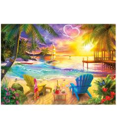 Puzzle Educa Playa del Amor 1000-teiliges