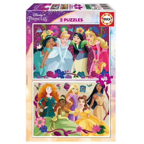 Educa Disney-Prinzessinnen-Puzzle mit 2 x 48 Teilen Educa Disney-Prinzessinnen-Puzzle mit 2 x 48 Teilen
