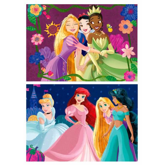 Educa Disney-Prinzessinnen-Puzzle mit 2 x 50 Holzteilen