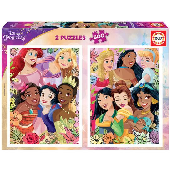 Educa Disney-Prinzessinnen-Puzzle mit 2 x 500 Teilen