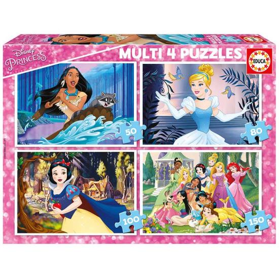 Puzzle Educa Disney Princesses Multi Progressive 50+80+100+150 T Puzzle Educa Disney Princesses Multi Progressive 50+80+100+150 T