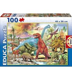 Educa Dinosaurier-Puzzle mit 100 Teilen